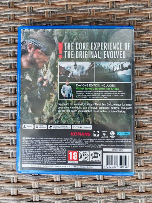 Metal Gear Solid Snake Eater за ps5