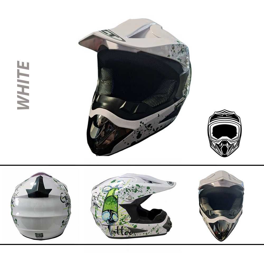 Детска кросова каска SPARK, Full Face, DOT, Размери: XXS; XS; S; M;