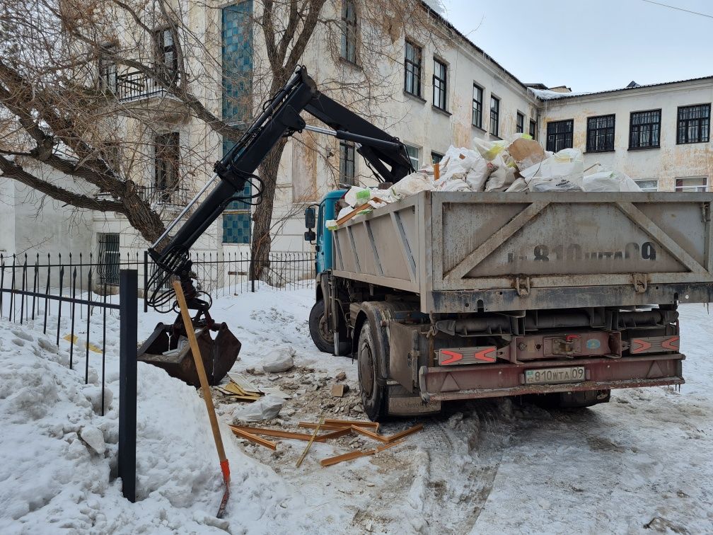 Вывоз мусора снега строительного мусора