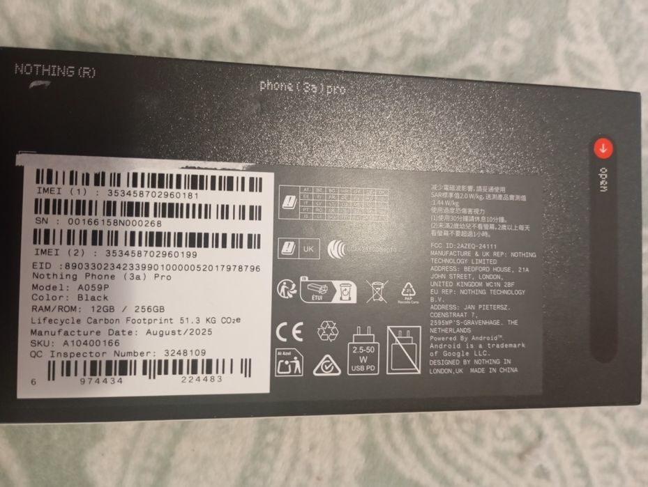 Nothing 3 a Pro .