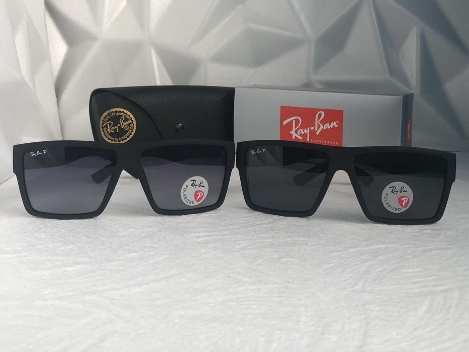 Класически мъжки слънчеви очила маска 2 цвята с поляризация