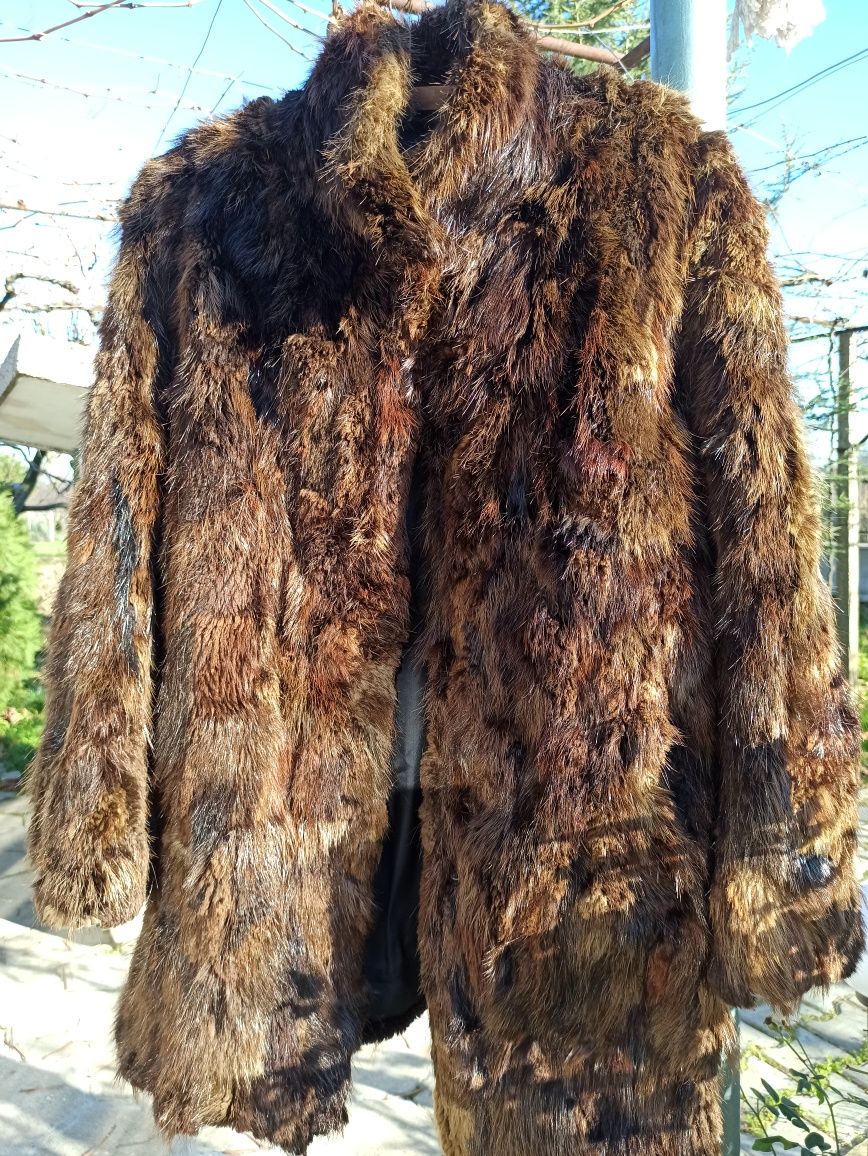 Кожено палто - естествена кожа