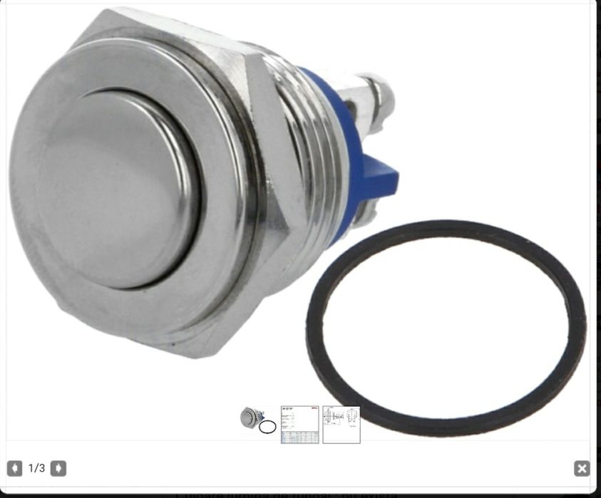 Buton antivandal, OFF-(ON), IP65, SPST-NO, V16-10PH-N

Denumire Prod