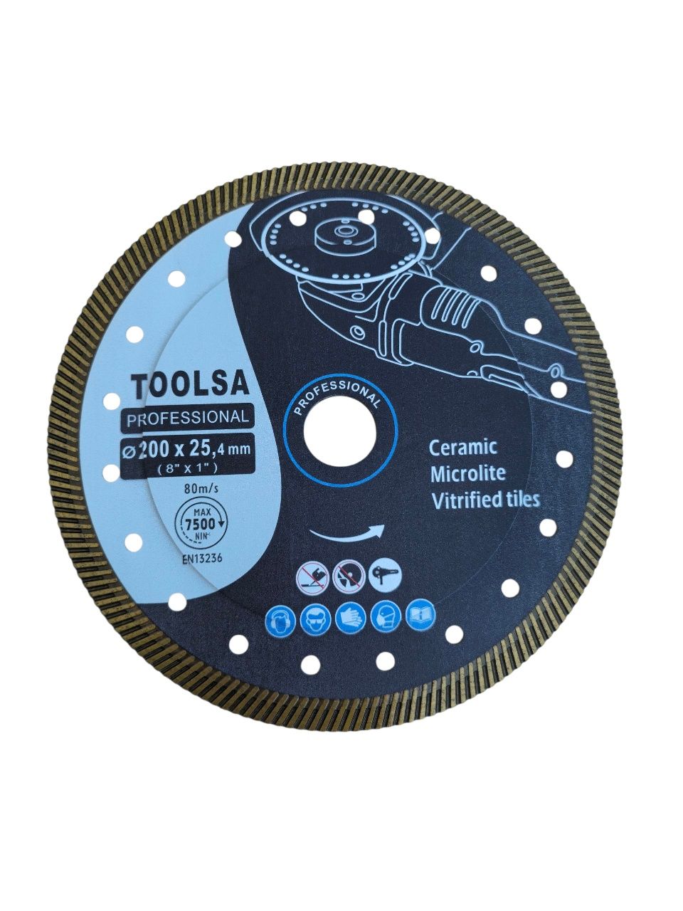 Диамантен диск Toolsa Professional 200 мм