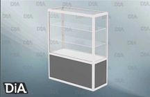 Прилавок торговый из профиля и стекла, Акция, для магазина tzpr