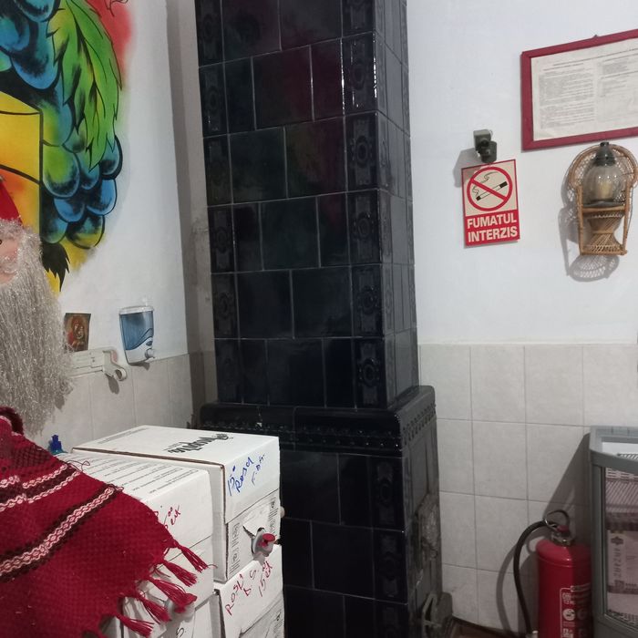 Sobă teracota , model deosebit.