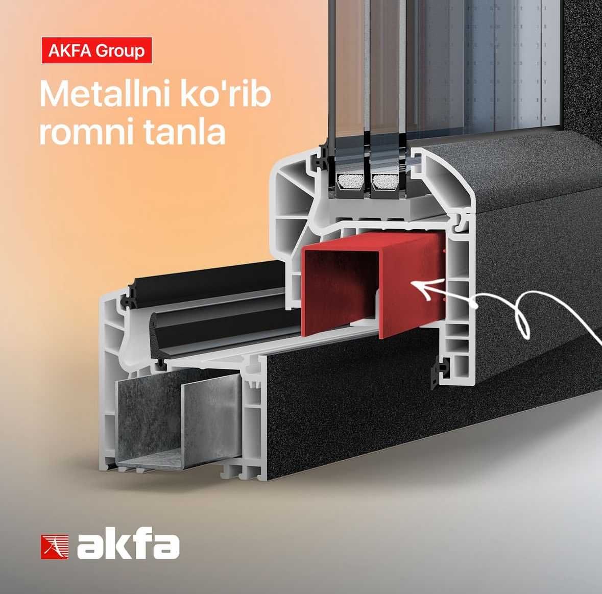 Akfa eshik va romlar, Акфа окна и двери