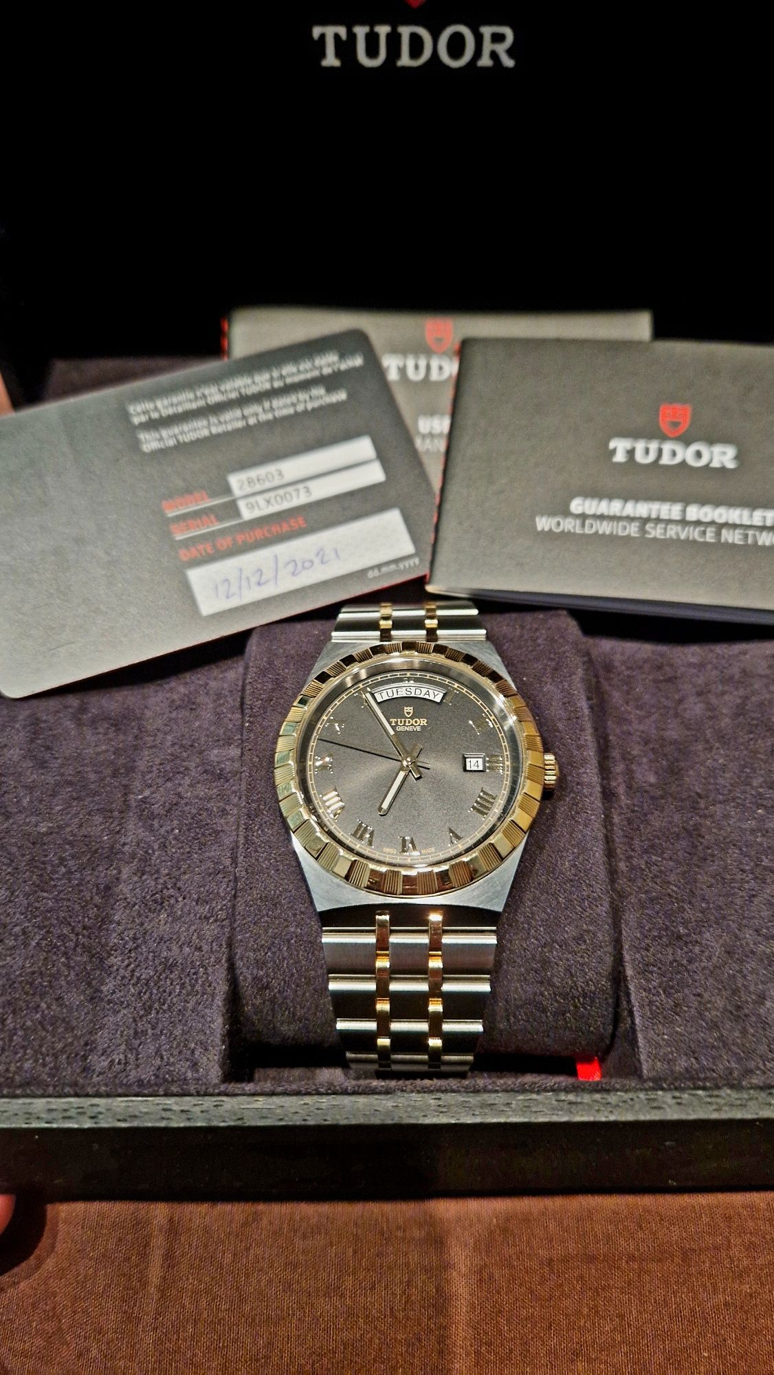 Tudor Royal 18ct Gold Automatic Swiss/Тудор Роял 18к.злато-Автоматичен