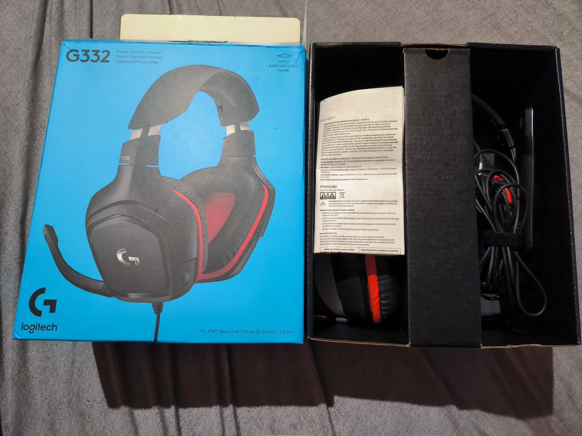 Слушалки Logitech G332