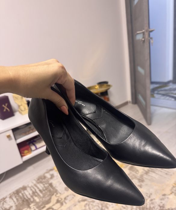 Pantofi piele naturala
