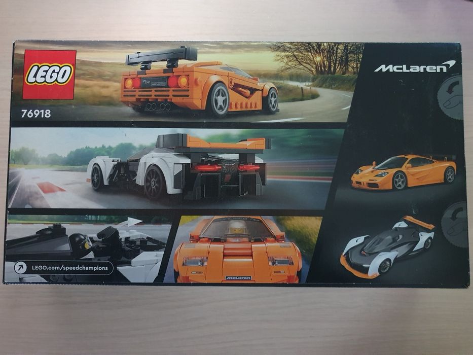 Лего 76918 McLaren Solus GT и McLaren F1 LM /speed champion/