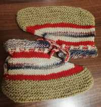 Vand botosi tricotati din lana, marimea 39
