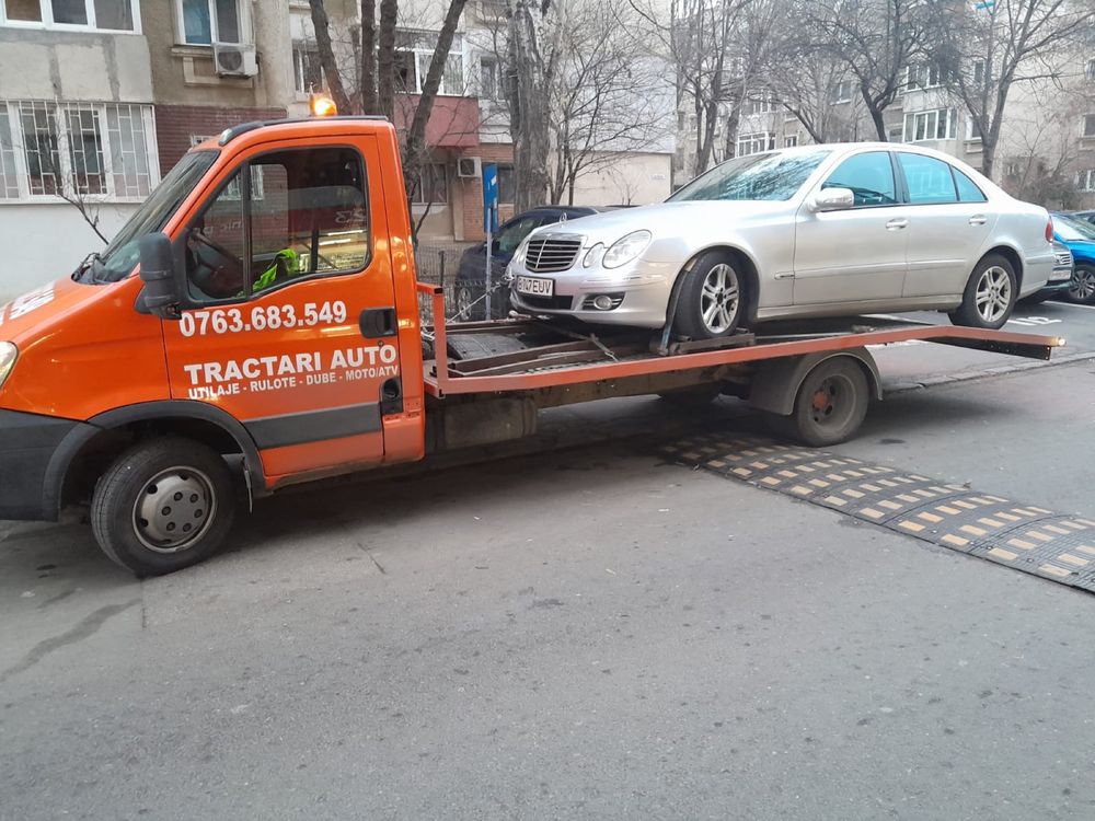 Tractari auto bucuresti ilfov platforma transport dube rulote utilaje