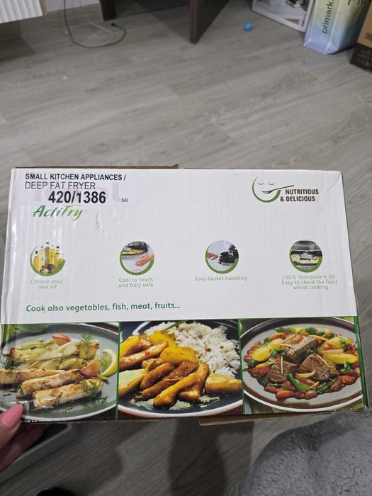 Tefal Friteuza Actifry Nutritious & Delicious AH900036, 1400 W, 1.5 kg