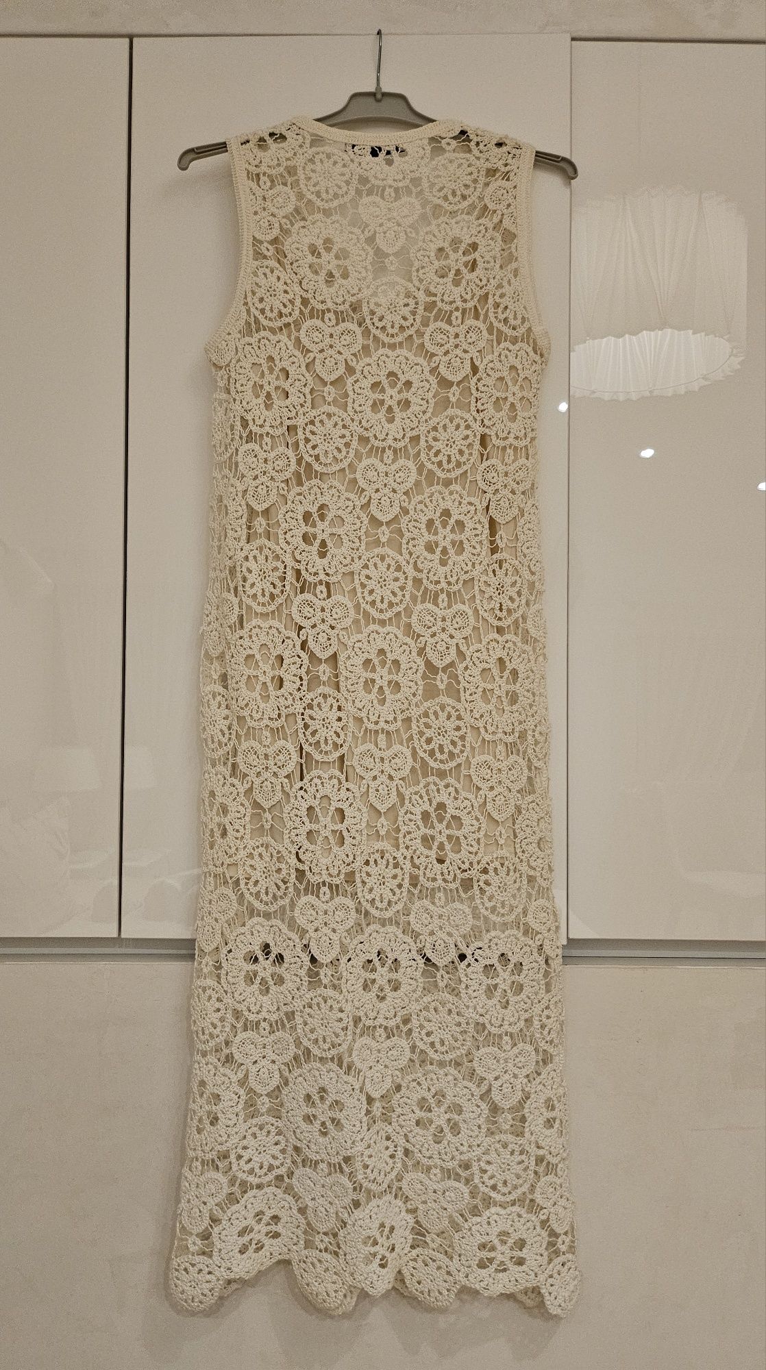 ZARA VIRAL Dress  Makreme Knit рокля S