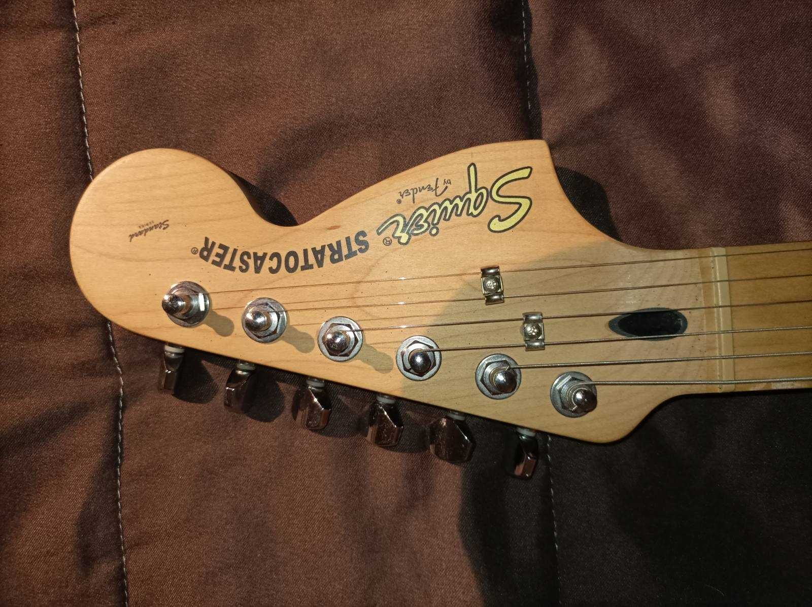 Китара Fender Squier Standart Stratocaster, crafted in Indonesia