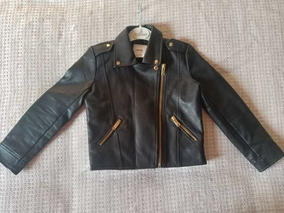 Кожаная куртка детская