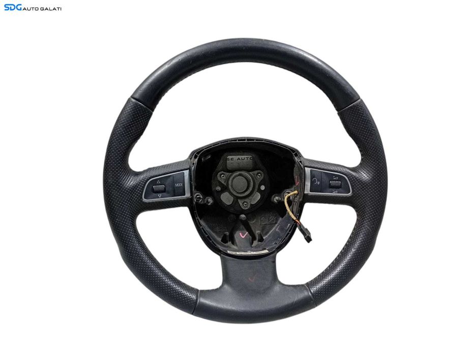 Volan din Piele 3 Spite cu Comenzi Audi A3 8P 2008 - 2013 Cod 8R0419091F [LC0870]