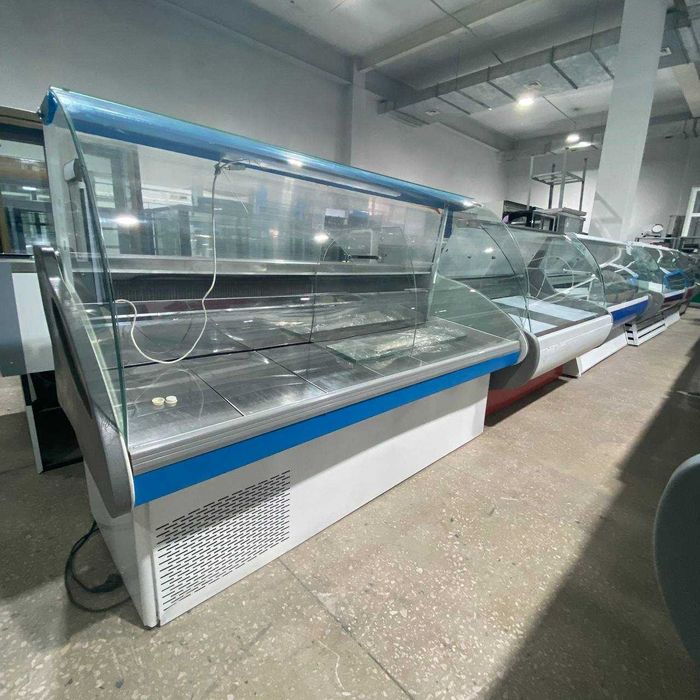 Витринный холодильник горизонтальный. Гарантия, доставка, рассрочка