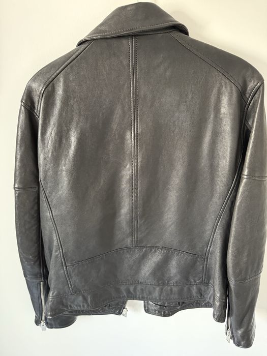 Geaca piele Zara M L neagra