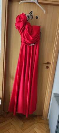 Rochie lungă roșie