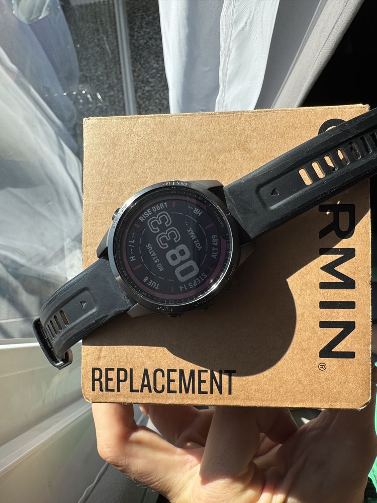 Garmin Fenix 7s Sapphire Solar Black