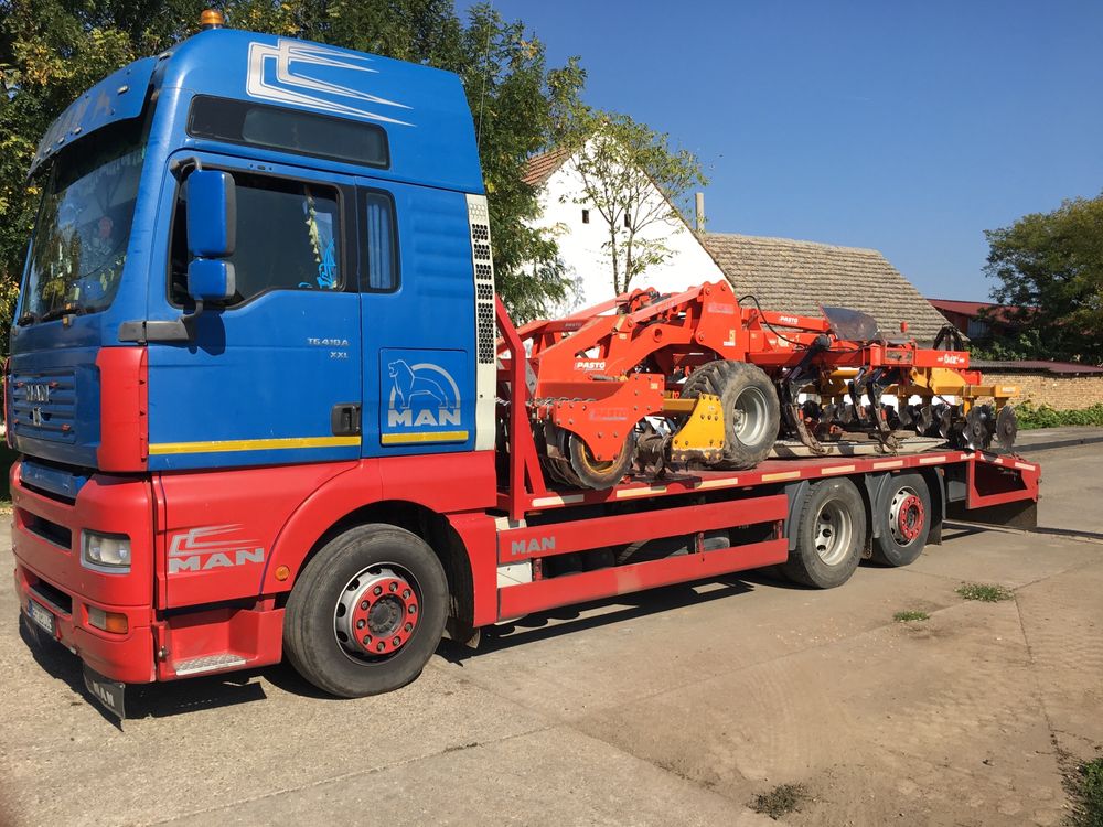 Trailer -platforma Man Tga 410