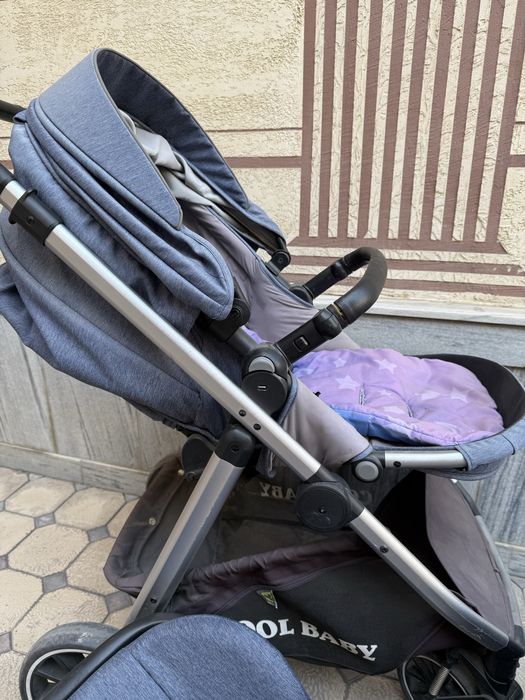 Каляска 3 в 1,люлька,обычная коляска и коляска для наворожденных