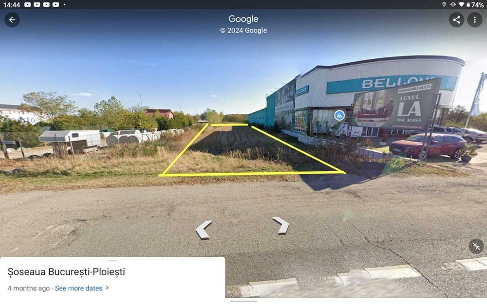 Tâncăbești, DN1, langa Bellona teren intravilan 4450 mp