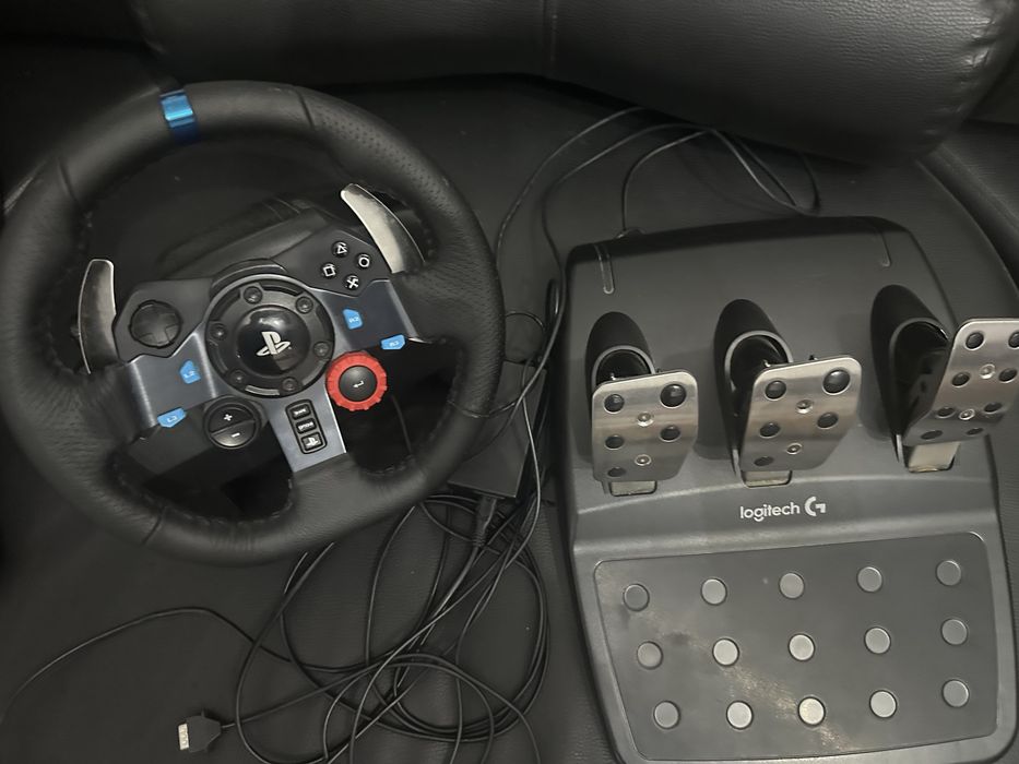 Volan gaming logitech g29 compatibil cu ps5,ps4,pc