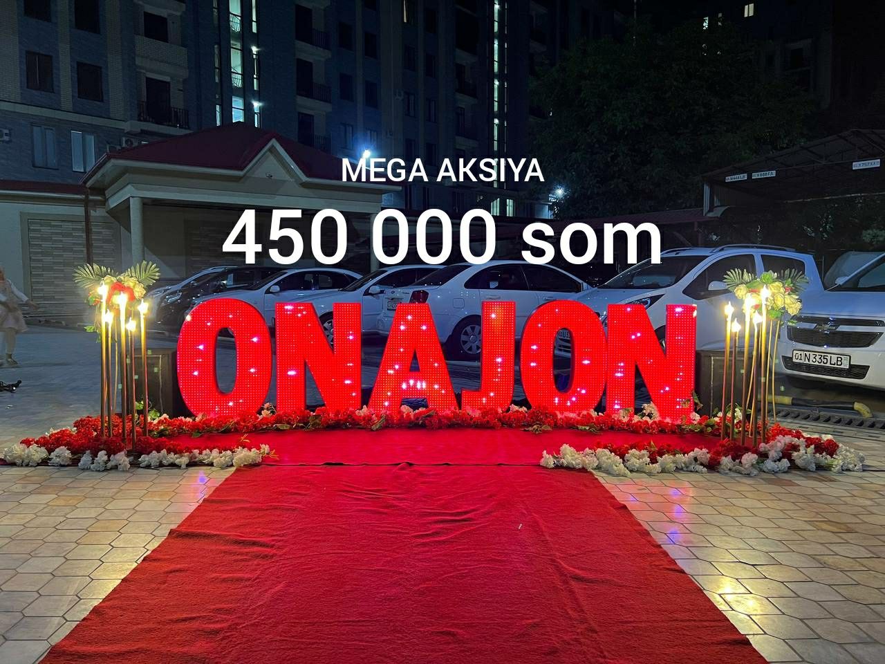 Onajon 450 000 som. Hoziroq qong'iroq qiling. Otajon