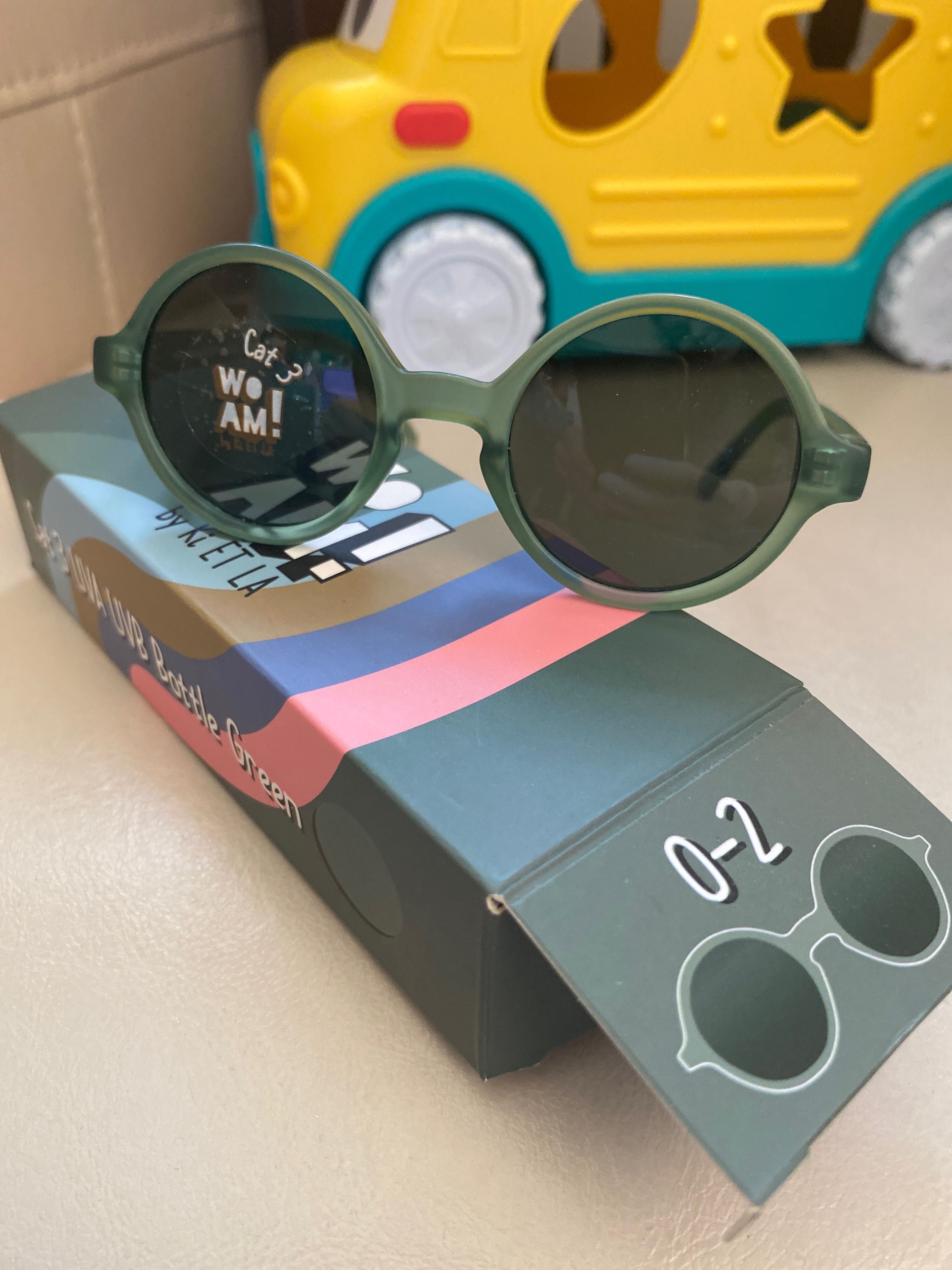 KiETLA: Слънчеви очила 0-2 години Woam - Bottle green