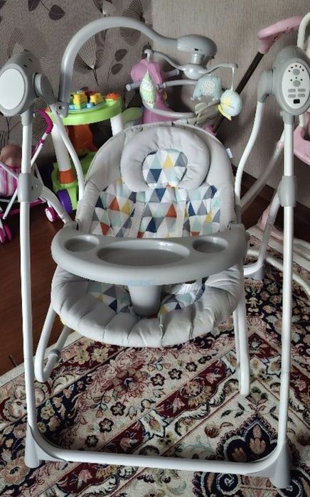 Шезлонг детский качеля