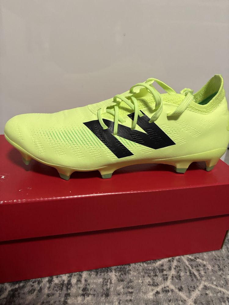Ghete de fotbal New Balance Furon V7+ Destroy FG - Lămâie verde