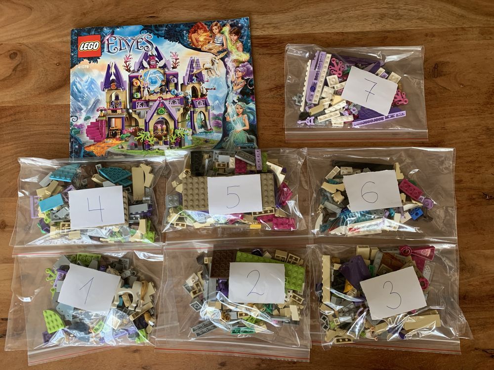 Lego Elves 41078 - Мистериозният небесен замък на Скайра