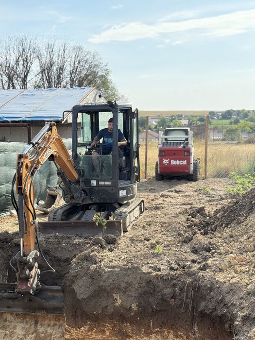 Închiriez încarcator telescopic/bobcat/prb/manitou/miniexcavator