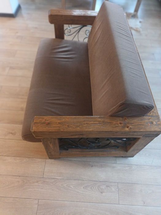 Fotoliu lemn antichizat