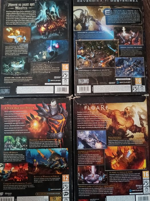 World of warcraft PC diablo pc