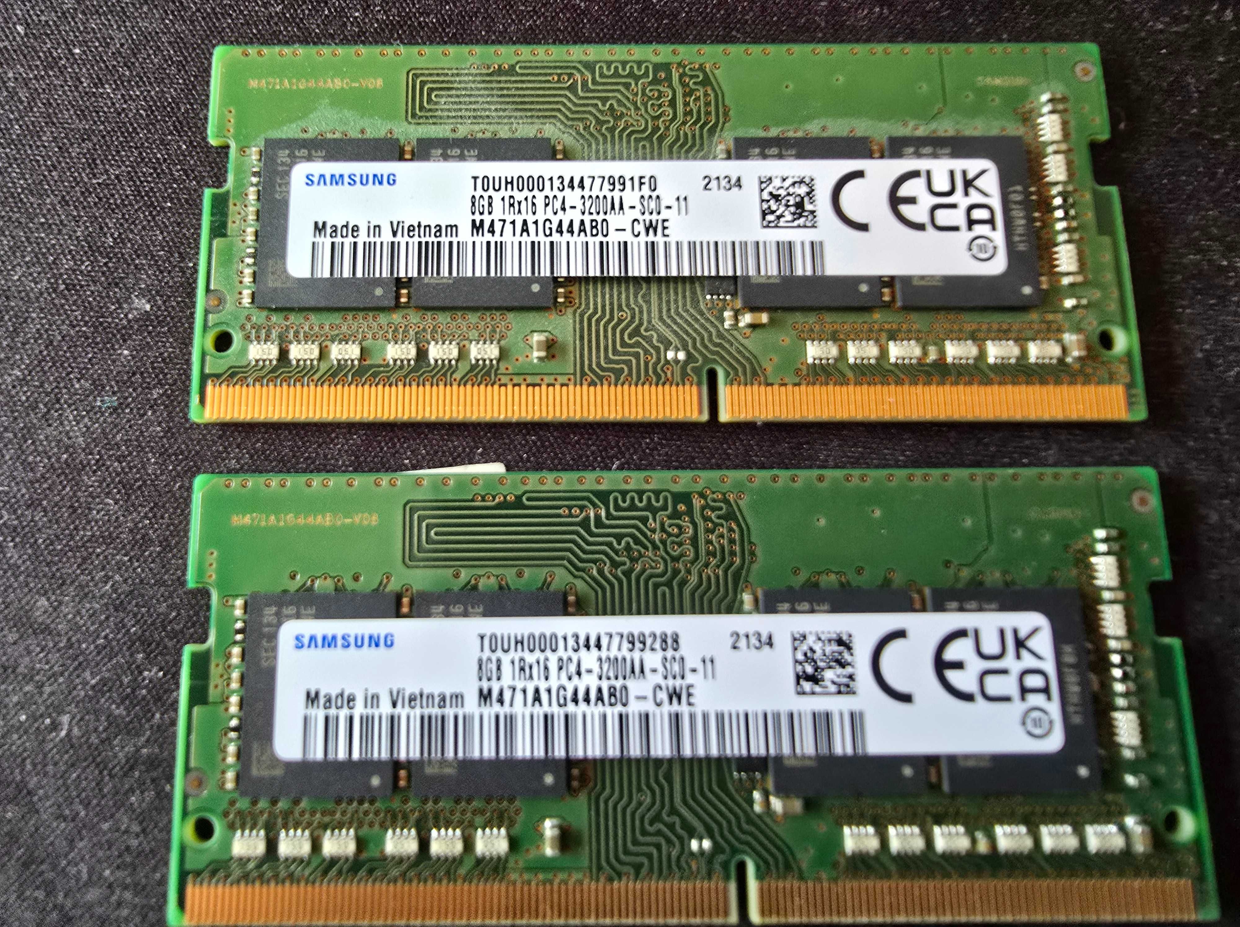 RAM 16GB (2X8) DDR4 3200MHz laptop