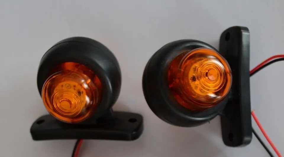 1бр. Лед LED мини рогчета светлини габарити  12-24V , 3 модела