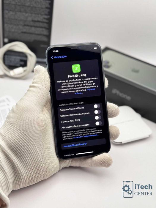 iPhone 11 Pro, Midnight Green, 100% батерия, КАТО НОВ, 1г. ГАРАНЦИЯ!