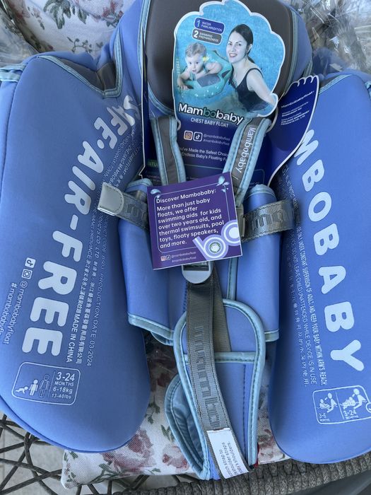 Colac de înot pentru bebeluși ne-gonflabil + copertina UPF50+