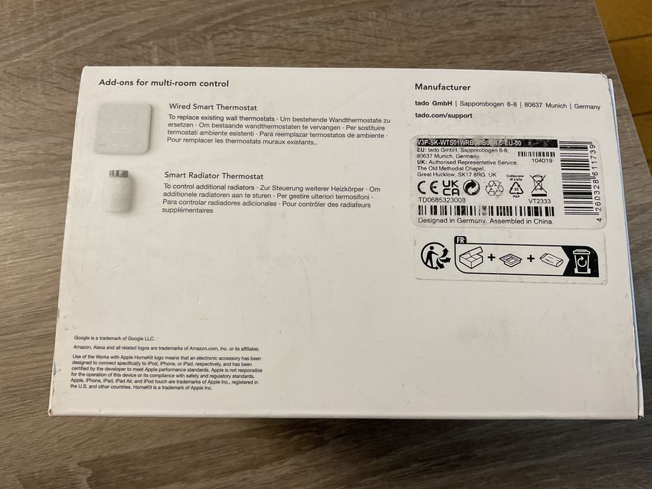 Termostat inteligent Tado - Wireless Smart Thermostat V3+ nou
