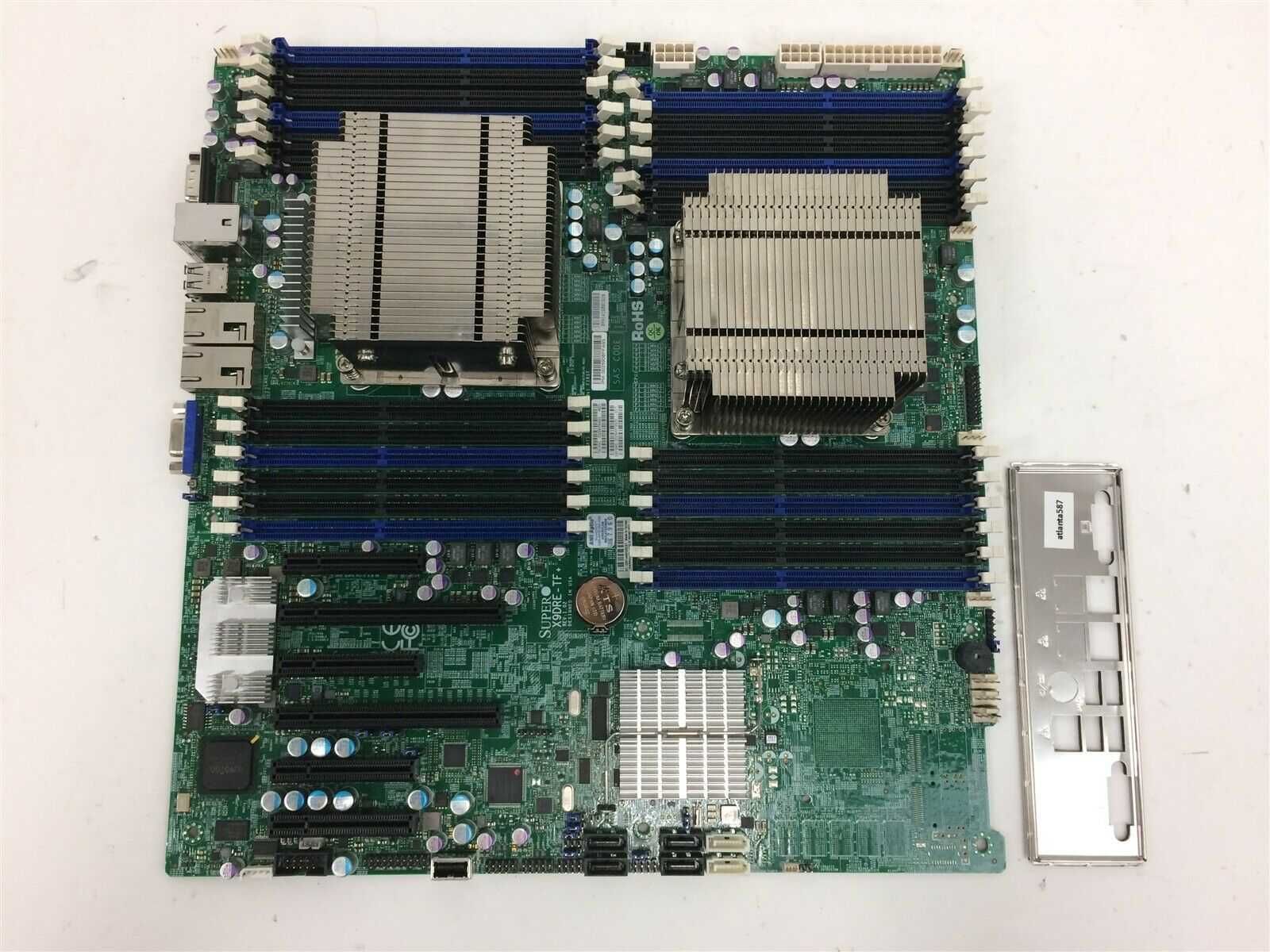 SuperMicro X9DRE-TF+ Motherboard Dual Socket R LGA2011 2x10G NIC