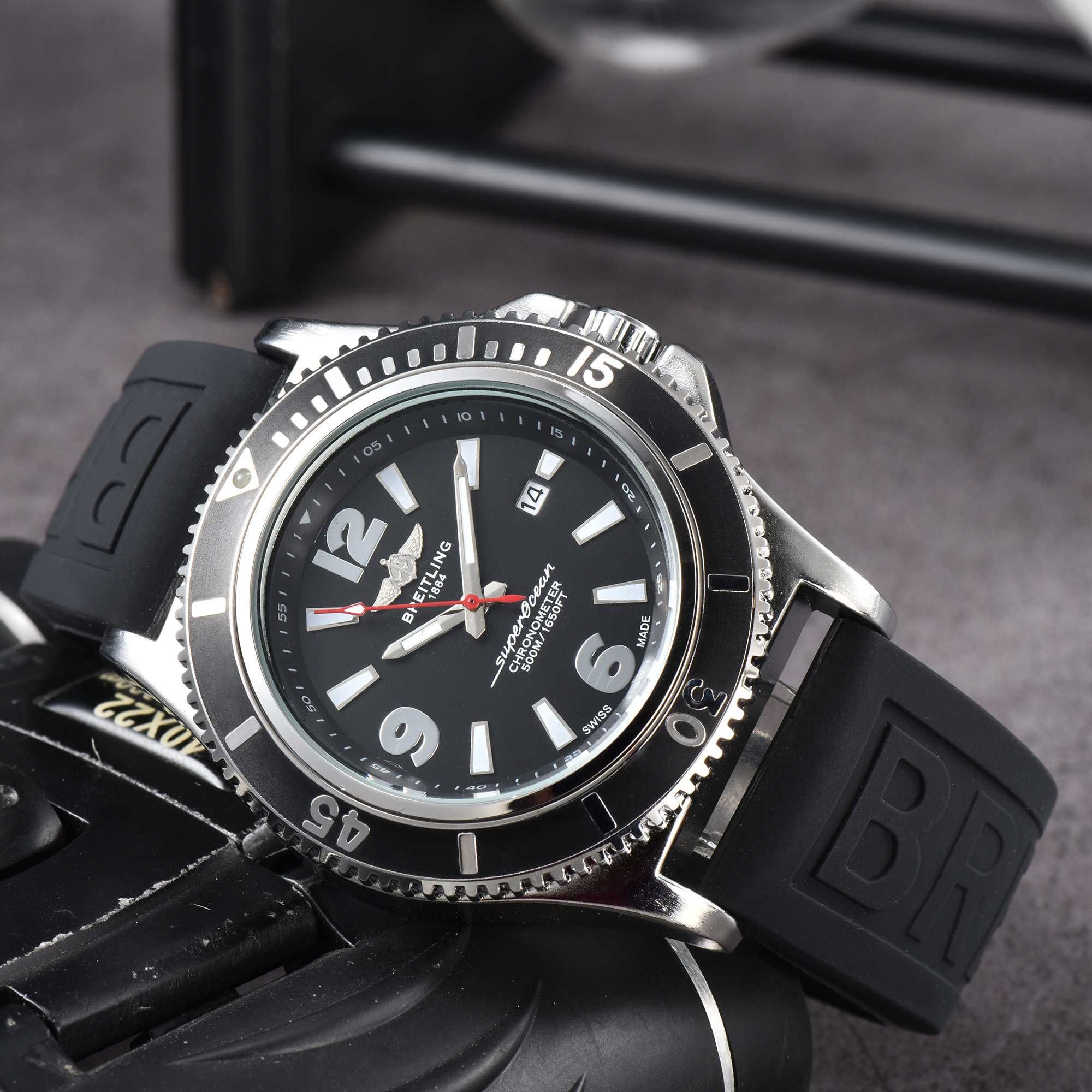 Breitling Superocean Black мъжки часовник