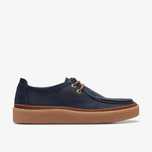 pantofi Clarkwood Moc Navy Nubuck, marime 45 (real 46)
