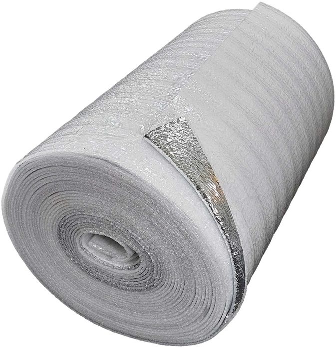 Подложка для утепления пола  самоклеящаяся. Вспененный полиэтилен