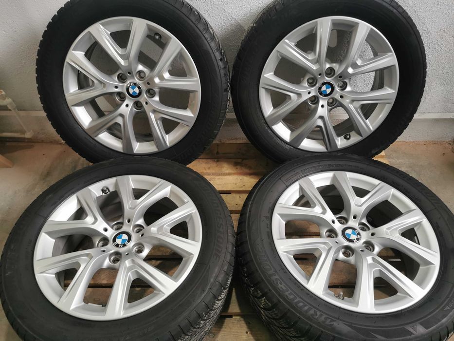 Jante Originale BMW X1/X2 R 17 cu anvelope de iarna