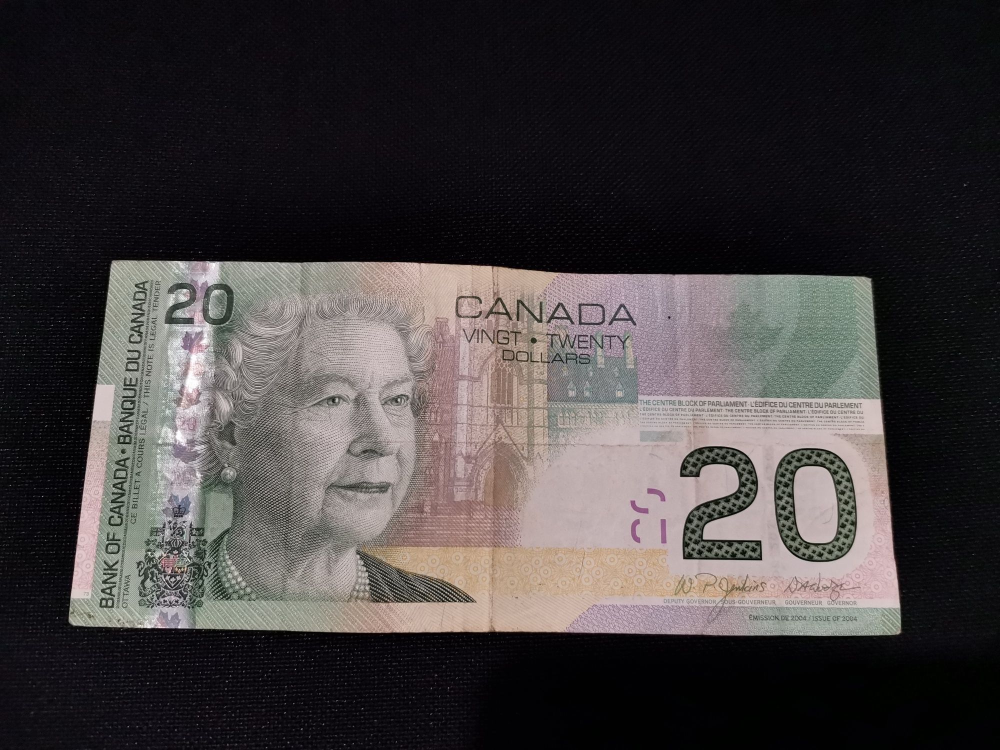 Bancnotă 20 dolari Canada