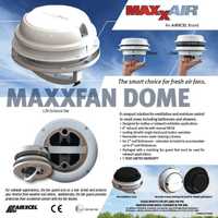 Maxxfan dome, alb ventilator inteligent cu led Rulota / Sprinter
